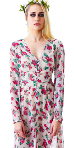 Secret Garden Floral Maxi Dress