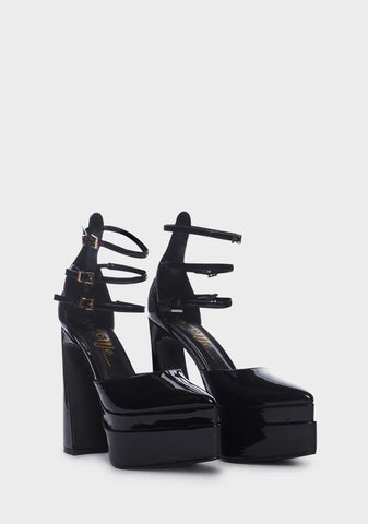 Call Me Up Platform Heels