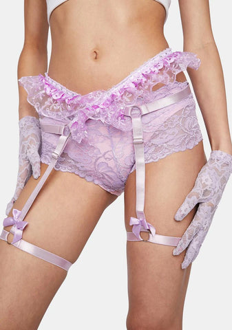 Your Angel Awaits Garter Belt