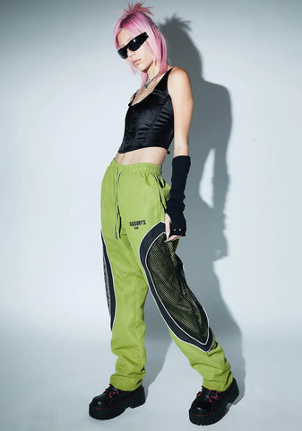 X Pleasures Darton Reflective Track Pants