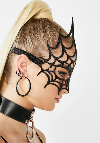 Web Watch Glitter Mask