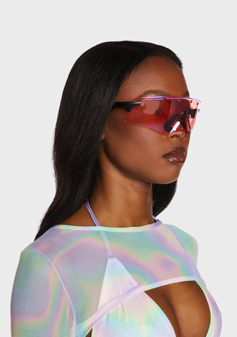 Catch You Later Shield Sunglasses