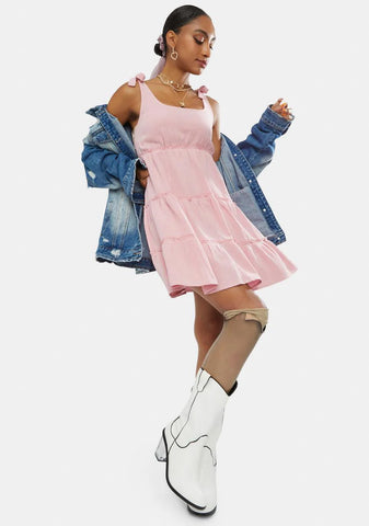 Rose Hanging On To Hope Mini Dress