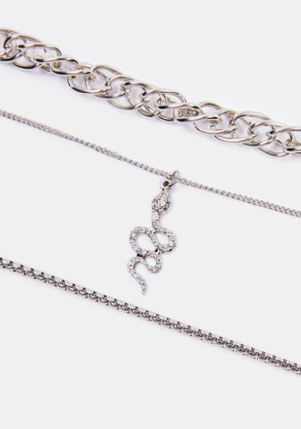 Bite You Bad Layered Necklaces