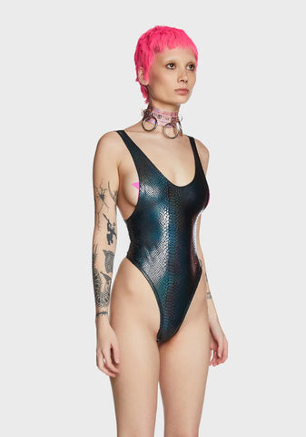 Serpent Poolside Scandal Side-Boob Swimsuit