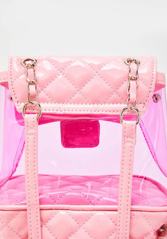 The Heiress Life PVC Backpack