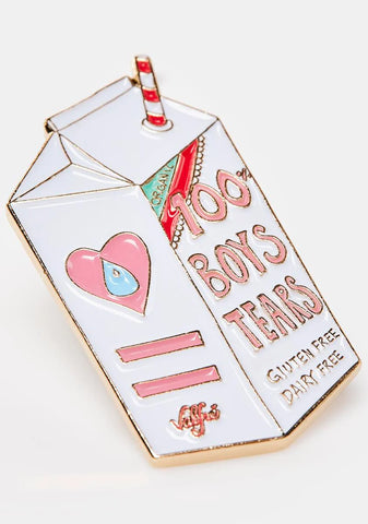 Boy Tears Pin