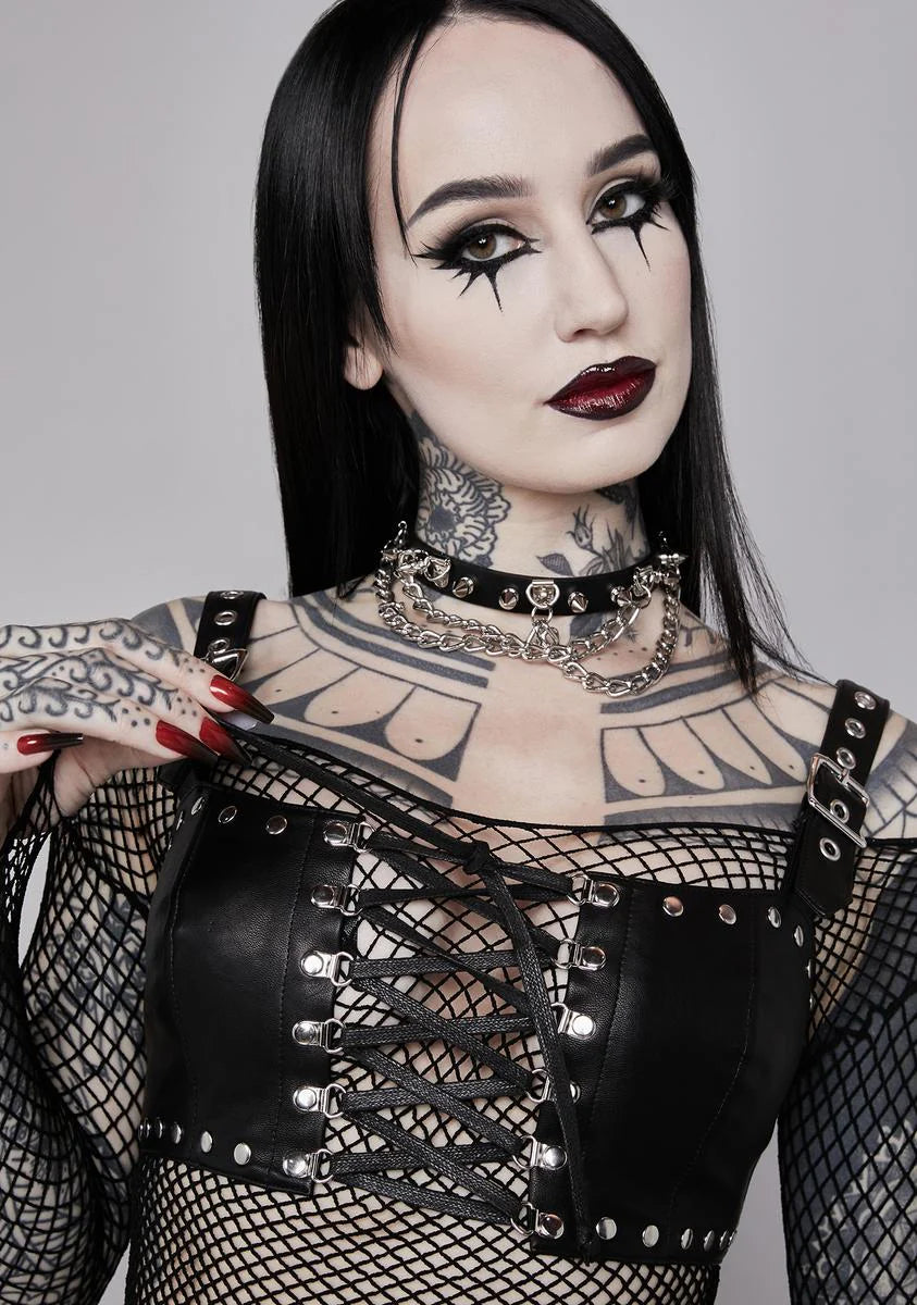 Minutes To Midnight Bustier Top