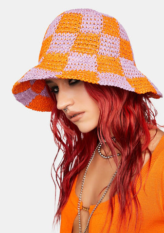 Tangerine Laid Back Bucket Hat