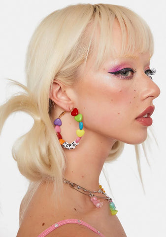 Not Today Hoop Earrings