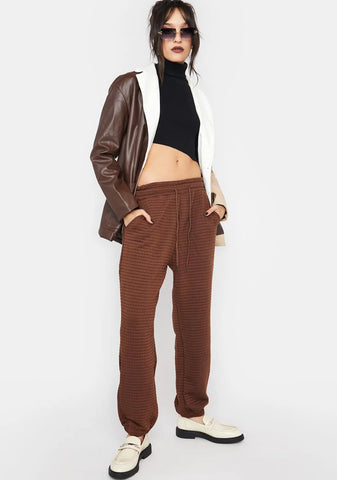 Cocoa Cozy Or Bust Joggers