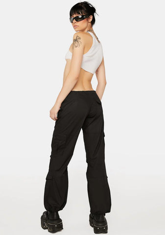 Black Monica Wind Pants