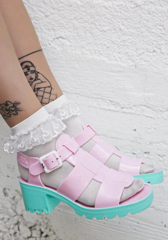 Cotton Candy Kyra Sandals