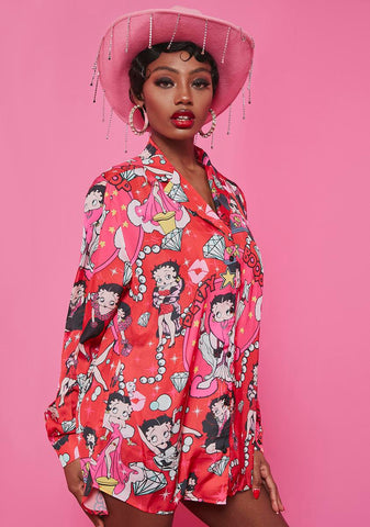 Lover Catch A Kitten Shirt Dress