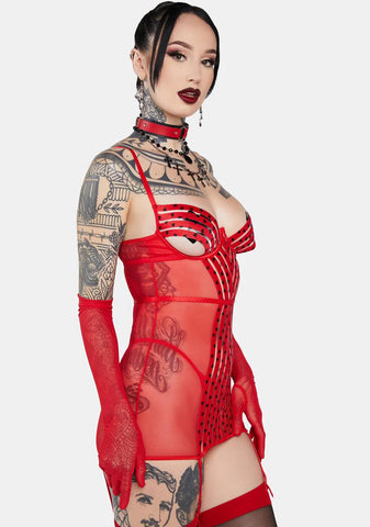 Pillow Talk Mesh Chemise