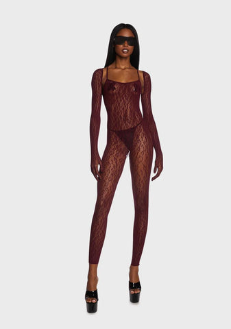 Roar In Me Fishnet Catsuit