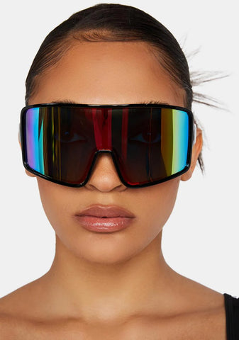 Robo Call Oversized Sunglasses