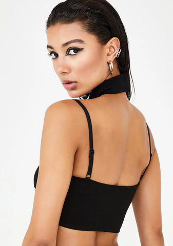 Mark Of The Beast Reflective Bra Top