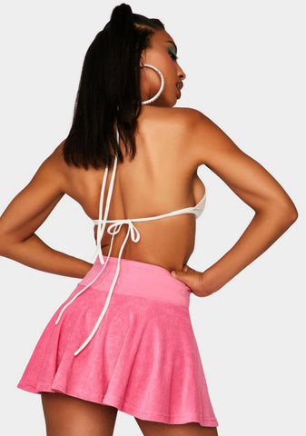 Pink Not Ur School Grl Mini Skirt