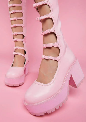 Watch Your Step Mary Jane Boots