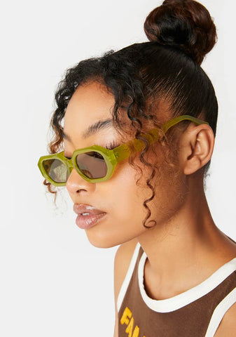 Mercer Avo Oval Sunglasses