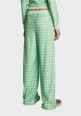 Velour Weed Joggers