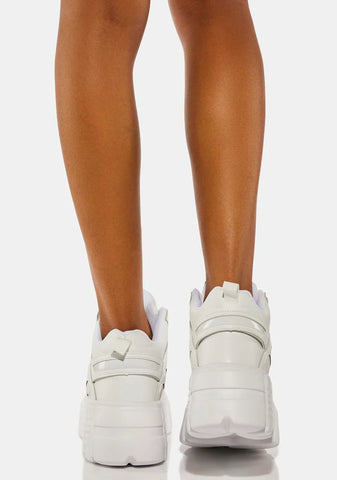 Blanc Match My Energy Platform Sneakers