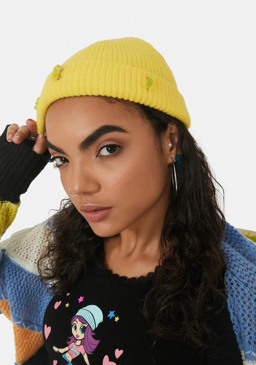 Lemon Sour Then Sweet Beanie