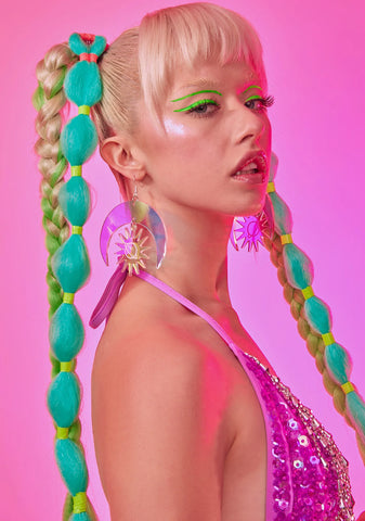 Sun & Moon Iridescent Earrings