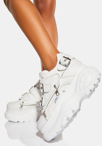 Buckle Classic Low Leather Sneakers