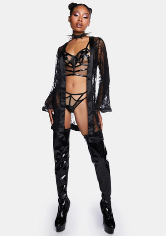 Obscene Fantasy Lace Robe