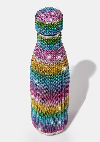 Live Glamour Rhinestone Tall Bottle