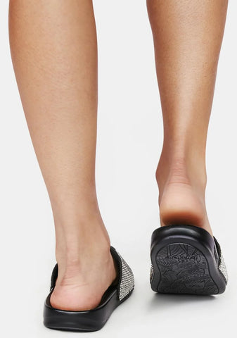 Rhinestone Lord Nermal Slides