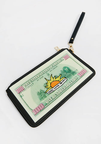 Rockin' Benjamin Wristlet Wallet