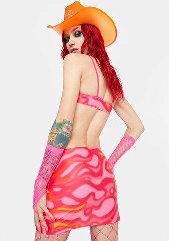 Pink Lava Sport Spice Tennis Dress