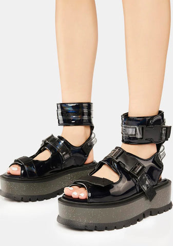 Slacker-15B Platform Sandals