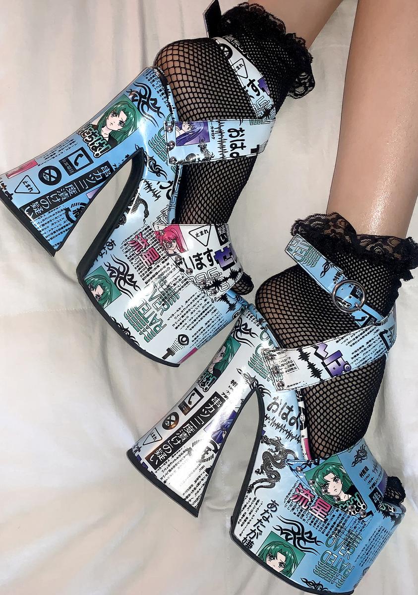 To Be Continued Platform Heels