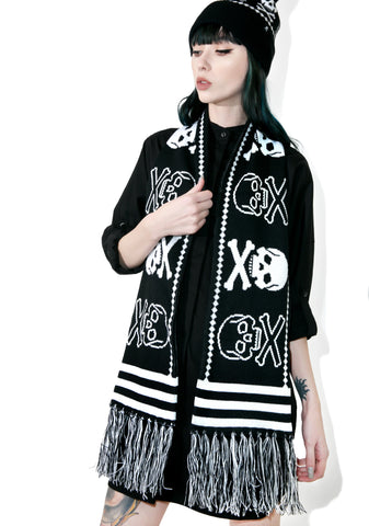 Skelly Knit Scarf
