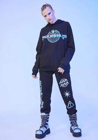 Aquarius Worldwide Graphic Hoodie
