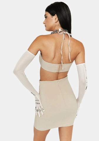 Taupe Weekend Ready Skirt Set