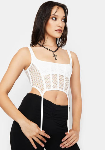 Let's Carry On Corset Top