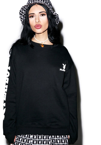 Joyrich X Playboy Knit Crew - Gray