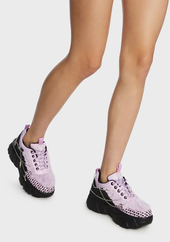 Blackberry Psycho Charm Trainers