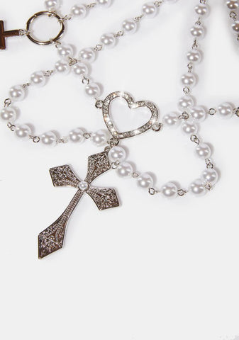 My Confessions Cross Choker Necklace