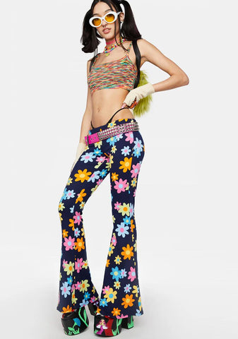 Bouncing Back Floral Flares