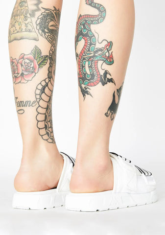 White Authentic JPN Mitel Slides