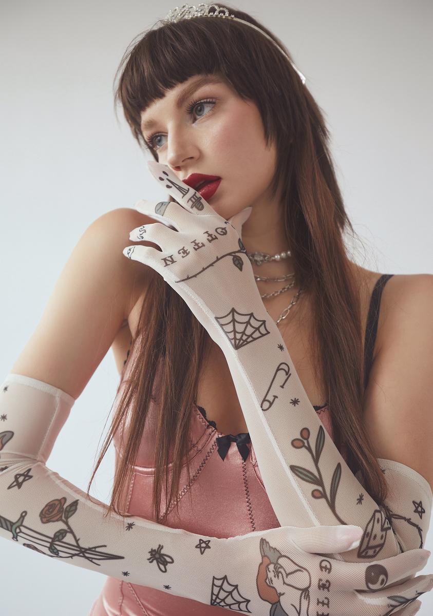 I'm Your Future Tattoo Print Gloves