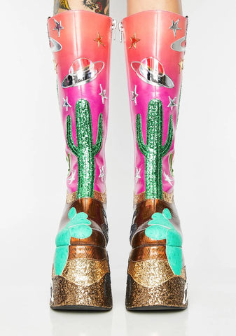 Astro Valley Platform Boots