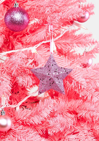 Brighten Up Glitter Star Ornament