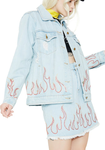 Wildfire Distressed Denim Jacket